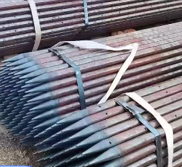 杭州超前小导管预埋钢管出尖打孔焊倒刺无缝焊管厂